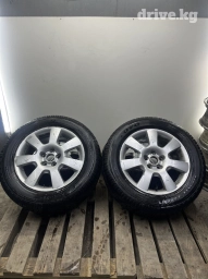 Колеса в сборе 205 / 55 / R 16, Зима, Б/у, Комплект, Легковые, Литые, отверстий - 5