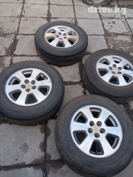 Колеса в сборе 205 / 70 / R 15, Б/у, Комплект, Легкий коммерческий транспорт (C/LT), Литые, отверстий - 5