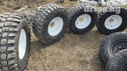 Колеса в сборе 315 / 75 / R 16, Лето, Б/у, Комплект, Внедорожные (АТ/МТ), Железные, отверстий - 6