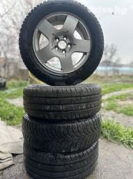 Колеса в сборе 205 / 60 / R 15, Б/у, Комплект, Легковые, Литые, отверстий - 5