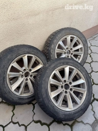 Колеса в сборе 225 / R 17, Всесезонная, Б/у, Комплект, Легковые, Литые, отверстий - 5