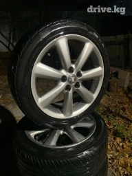 Колеса в сборе 235 / 45 / R 18, Лето, Б/у, Комплект, Легковые, Литые, отверстий - 5