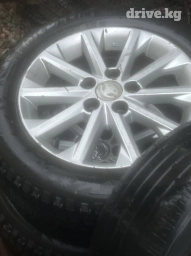 Колеса в сборе 205 / 60 / R 16, Зимняя шипованная, Б/у, Комплект, Легковые, Литые, отверстий - 5