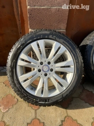 Колеса в сборе 255 / 45 / R 18, Зима, Б/у, Комплект, Легковые, Литые, отверстий - 5