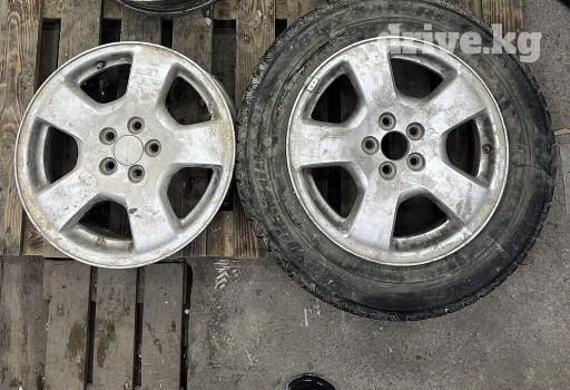 Литые Диски R 16 Subaru, отверстий - 5, Б/у