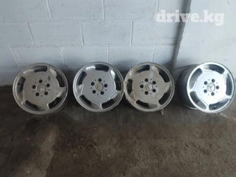 Литые Диски R 15 AMG, Комплект, отверстий - 5, Б/у