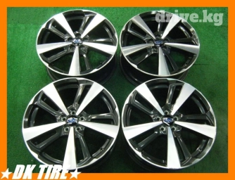 Литые Диски R 17 Subaru, Комплект, отверстий - 5, Б/у