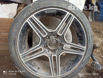 Литые Диски R 17 AMG, 1 шт, отверстий - 5, Б/у