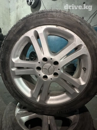 Литые Диски R 17 AMG, Комплект, отверстий - 5, Б/у