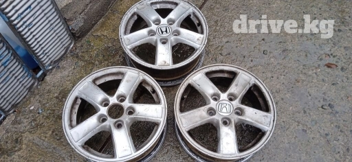 Литые Диски R 15 Honda, отверстий - 5, Б/у