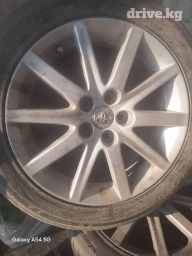 Литые Диски R 17 Toyota, Комплект, отверстий - 4, Б/у