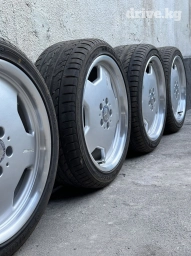 Литые Диски R 18 AMG, Комплект, отверстий - 5, Новый
