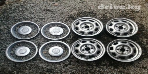 Железные Диски R 13 Volkswagen, Комплект, отверстий - 4