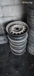 Железные Диски R 14 Комплект, отверстий - 5, Б/у