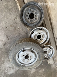 Железные Диски R 14 Mercedes-Benz, Комплект, отверстий - 5, Б/у