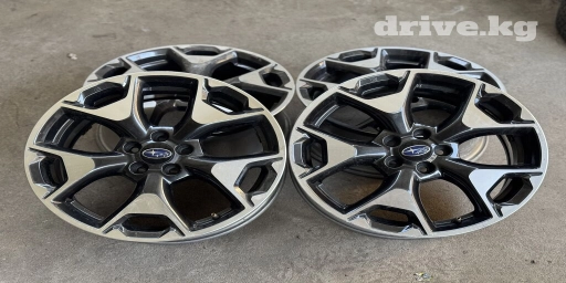 Литые Диски R 17 Subaru, Комплект, отверстий - 5, Б/у