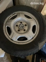 Железные Диски R 15 Honda, Комплект, отверстий - 5, Б/у