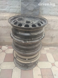 Железные Диски R 16 Audi, Комплект, отверстий - 5, Б/у