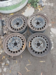 Железные Диски R 15 Mercedes-Benz, Комплект, отверстий - 5, Б/у