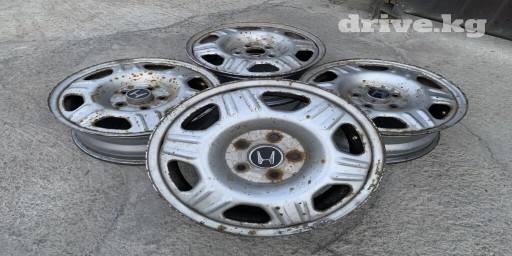 Железные Диски R 16 Honda, Комплект, отверстий - 5, Б/у