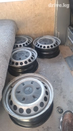 Железные Диски R 16 Комплект, отверстий - 6, Б/у