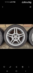 Литые Диски R 17 AMG, Комплект, отверстий - 5, Б/у