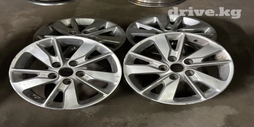 Литые Диски R 16 Kia, Комплект, отверстий - 5, Б/у