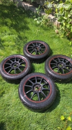 Литые Диски R 16 Advan Racing, Комплект, отверстий - 4, Б/у