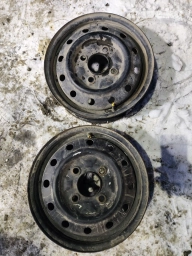 Железные Диски R 13 Chevrolet, Комплект, отверстий - 4, Б/у