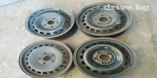 Железные Диски R 15 Комплект, отверстий - 5, Б/у