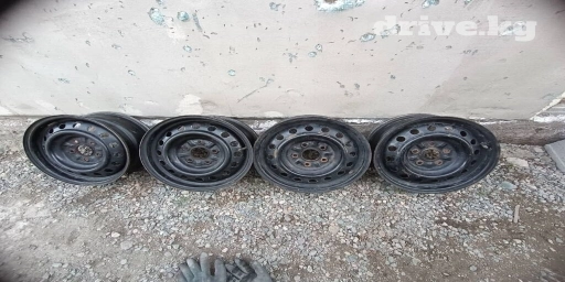 Железные Диски R 15 Комплект, отверстий - 5, Б/у