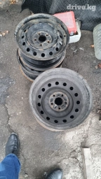 Железные Диски R 16 Honda, Комплект, отверстий - 5, Б/у