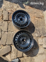 Железные Диски R 15 Honda, Комплект, отверстий - 5, Б/у