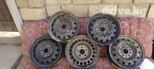 Железные Диски R 15 Toyota, Комплект, отверстий - 4, Б/у