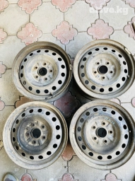 Железные Диски R 15 Комплект, отверстий - 5, Б/у