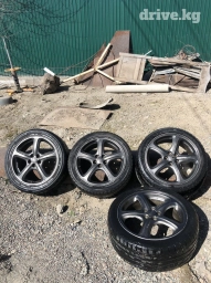 Литые Диски R 17 Subaru, Комплект, отверстий - 5, Б/у