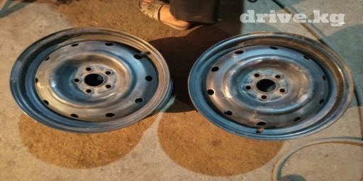 Железные Диски R 16 Subaru, Комплект, отверстий - 5, Б/у