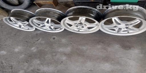 Литые Диски R 15 AMG, Комплект, отверстий - 5, Б/у