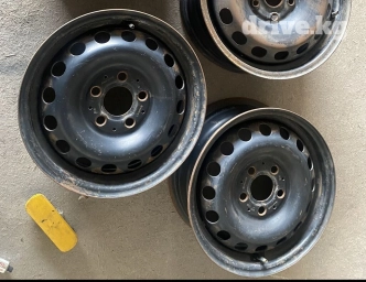 Железные Диски R 15 Mercedes-Benz, Пара, отверстий - 5, Б/у