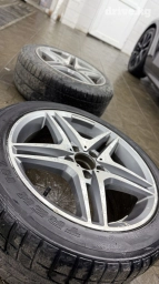 Железные Диски R 17 AMG, Комплект, отверстий - 4, Б/у