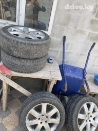 Литые Диски R 17 Subaru, Комплект, отверстий - 5, Б/у