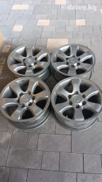 Литые Диски R 16 Toyota, Комплект, отверстий - 6, Б/у