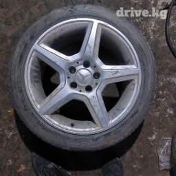 Литые Диски R 17 AMG, Комплект, отверстий - 5, Б/у