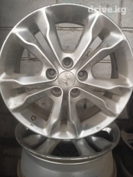 Литые Диски R 17 Kia, Комплект, отверстий - 5, Б/у
