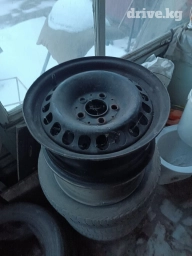 Железные Диски R 16 Mercedes-Benz, Пара, отверстий - 5, Б/у