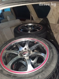 Литые Диски R 17 Toyota, Комплект, отверстий - 5, Б/у