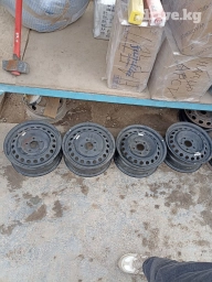 Железные Диски R 15 Hyundai, Комплект, отверстий - 5, Новый