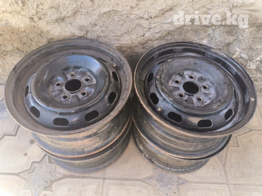 Железные Диски R 14 Комплект, отверстий - 5, Б/у