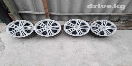 Железные Диски R 15 Toyota, Комплект, отверстий - 5, Б/у