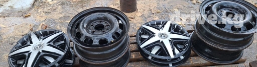 Железные Диски R 15 Mercedes-Benz, Комплект, отверстий - 5, Б/у